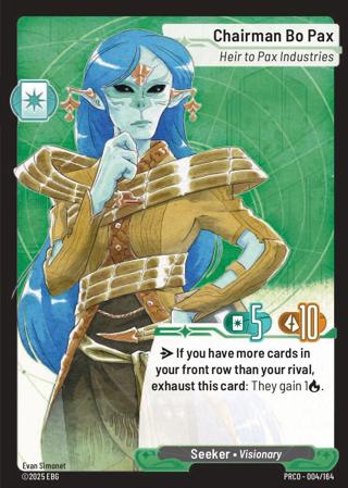 Aidalon Chairman Bo Pax