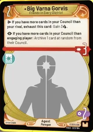 Big Varna Gorvis, Friends In Every District